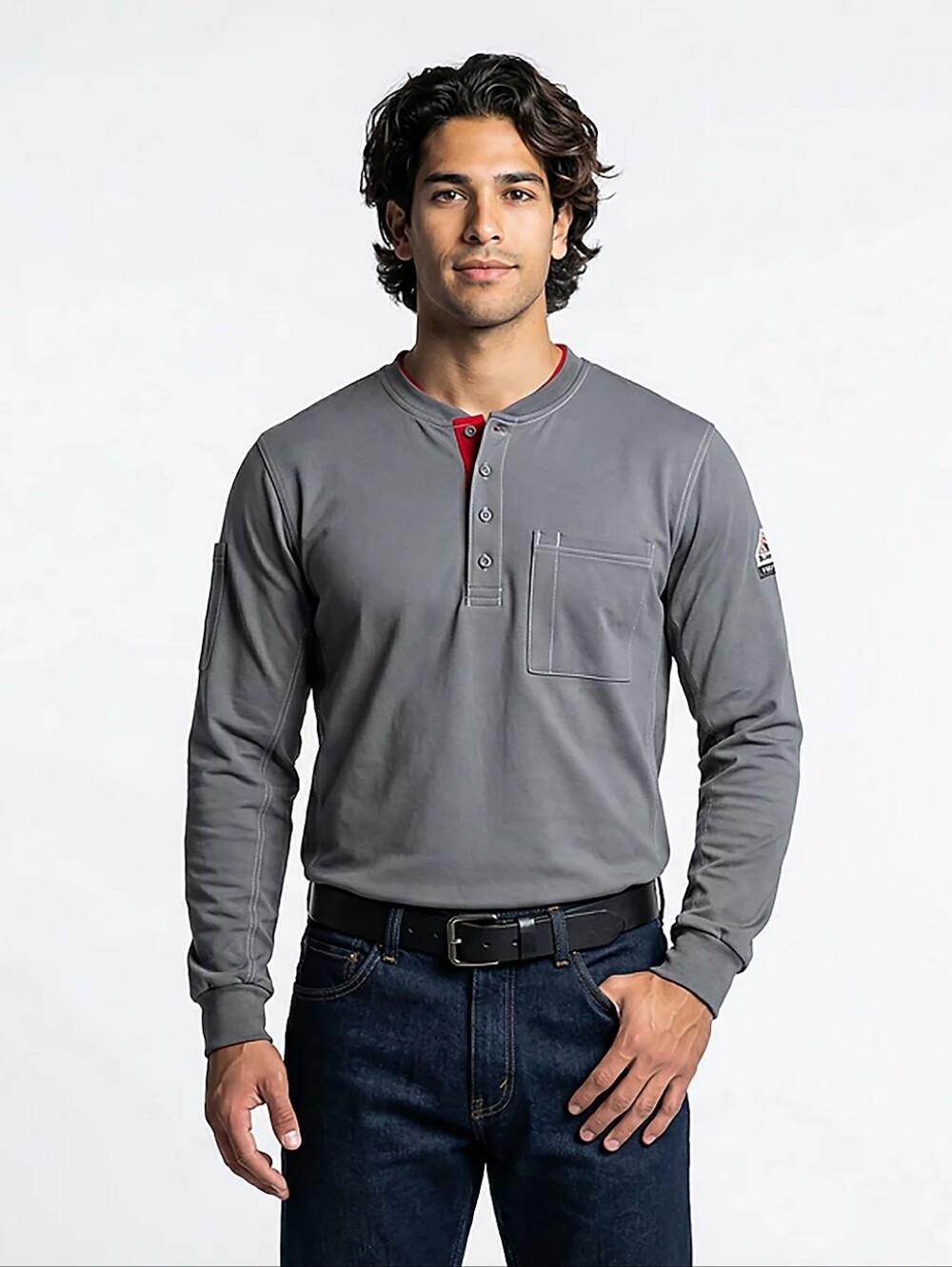 Bulwark FR IQ Series Comfort Knit Henley (Style QT20)